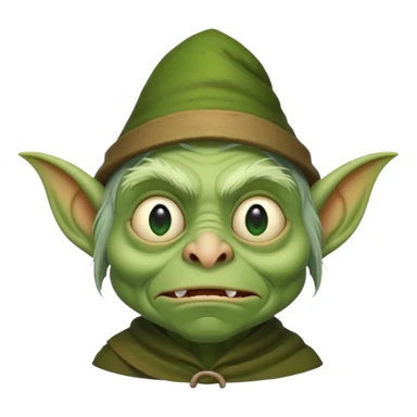 ugly little hermit goblin  sticker