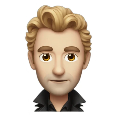 crowley from good omens sticker