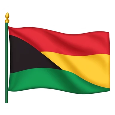 Black lives matter flag sticker