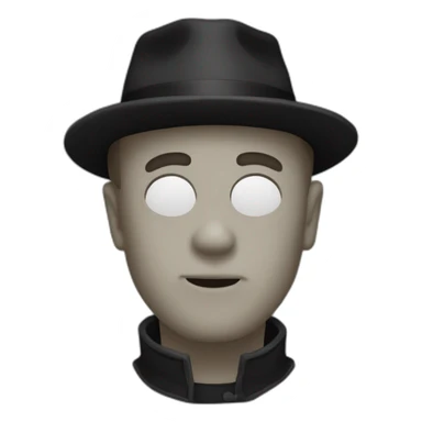 Fantôme noir sticker