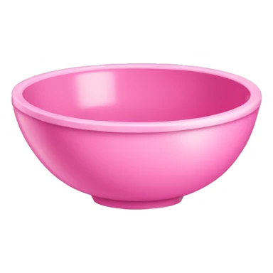 Pink bowl sticker