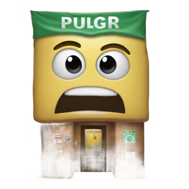 pulgar arriba con logo de mi empresa sticker