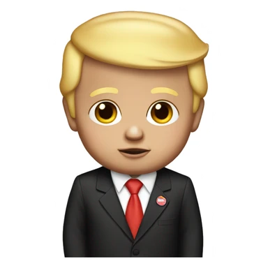 Donald trump baby sticker