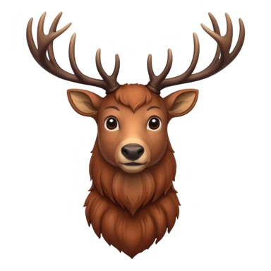 red deer sticker