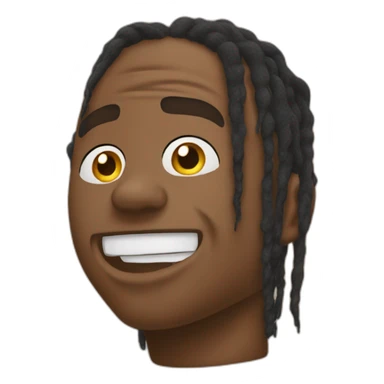Travis Scott rap sticker