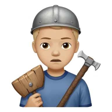 13 y/o Brian robeson at the beginning of Hatchet
struggling with his parents' recent divorce and harboring . He is angry, self-pitying
He is carrying a hatchet
He is in a single-engine plane with a pilot who soon suffers a heart attack, leaving Brian to navigate the crash and his new, harsh reality. sticker