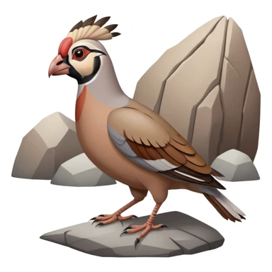 Animated chukar sticker