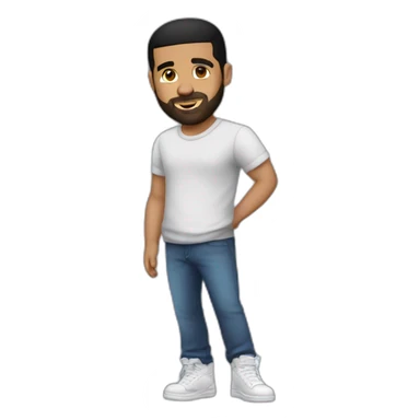 Drake, qui rigole sticker