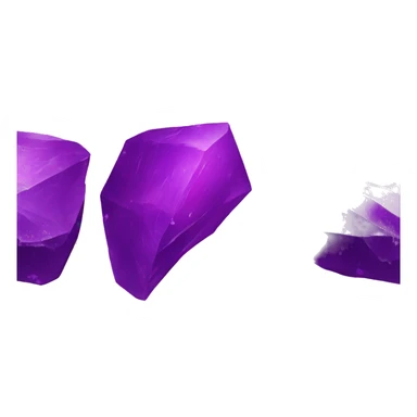 big amethyst chunk sticker