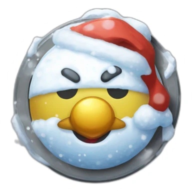 Snowman Badge Medal Epic Mystery Legendary NewYear PokemonTheme Pokeball Snowfall Snowballs sticker