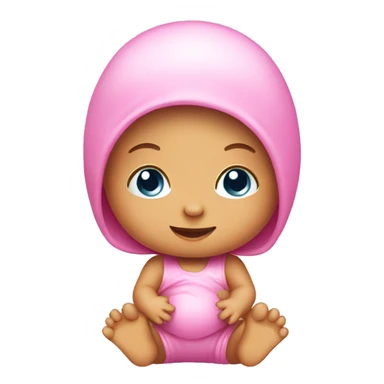 Pink baby toys  sticker