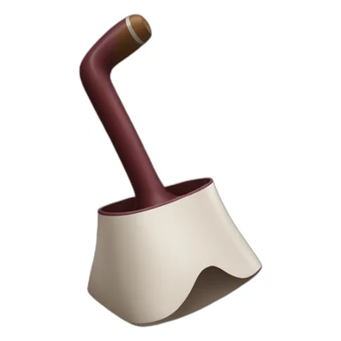 Maroon cowbell sticker