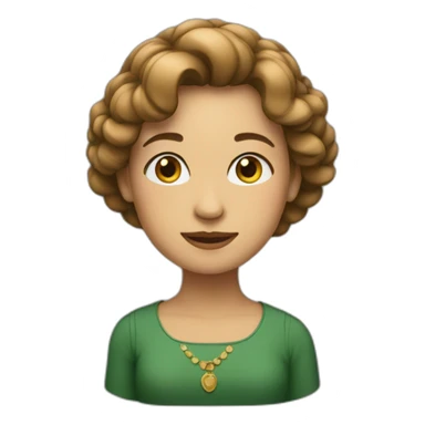 Une italienne femme sticker