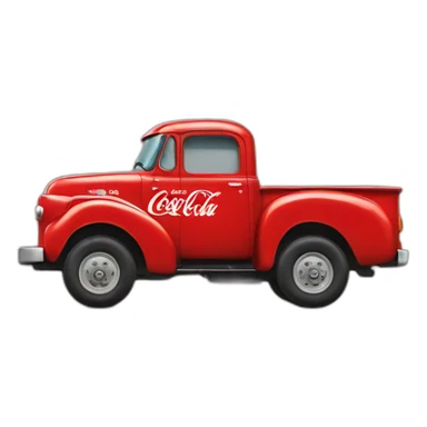 Truck coca cola sticker