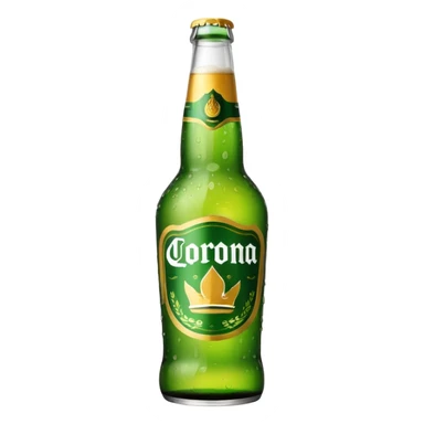 Corona Bier Flasche als emoji sticker