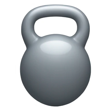 Gray gym weight sticker
