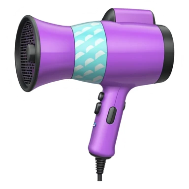 Cute Hair dryer, different designs and pattern sticker