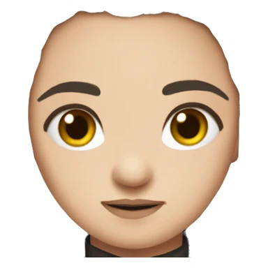 arya stark long hair sticker