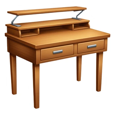 desk with nothing on it  sticker
