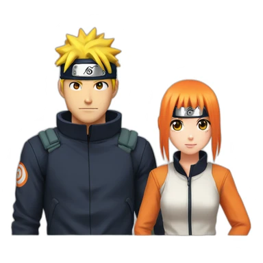 Naruto et hinata sticker
