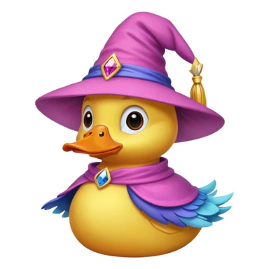 duck in pink wizard hat







 sticker