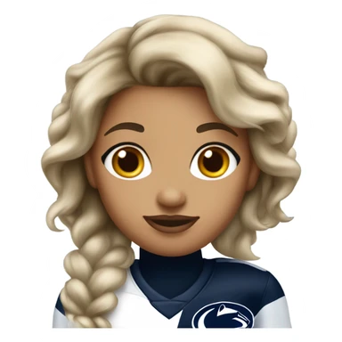 penn state jersey girl nina long sticker