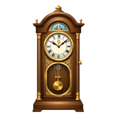 grandfather clock sticker