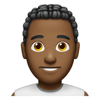 guy with cornrows sticker