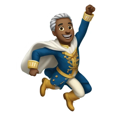 royalty Jumping  sticker