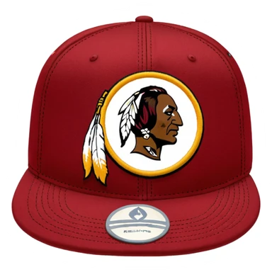 Washington Redskins hat sticker