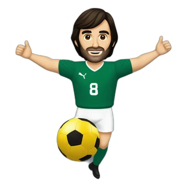 George best Ballon d'or volant qui dance sticker