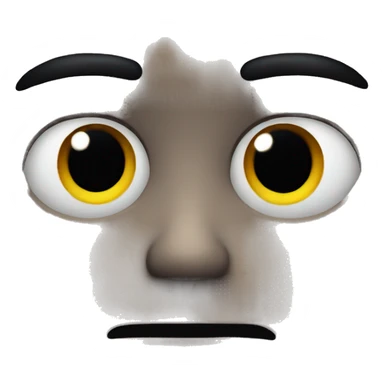 creepy staring emoji sticker