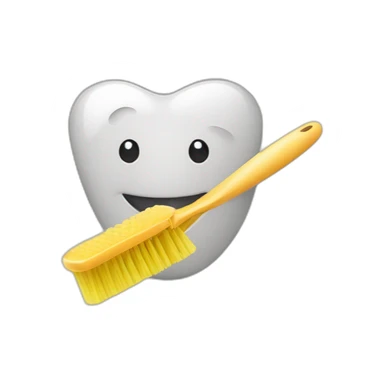 sablier brosse a dents sticker