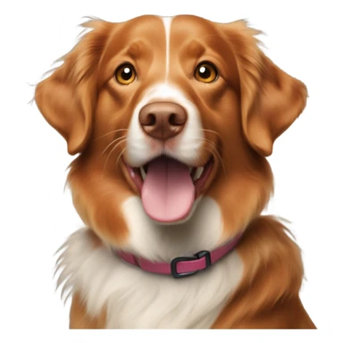 The Nova Scotia Duck Tolling Retriever Dog sticker