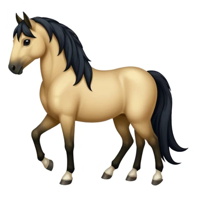 Buckskin horse  sticker