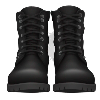 Black boots sticker