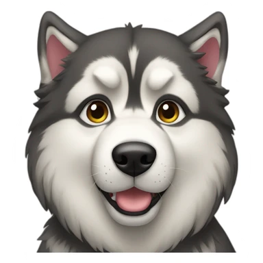 malamute sticker