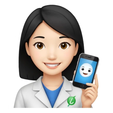 A Asin girl showing a test with 100% on it sticker