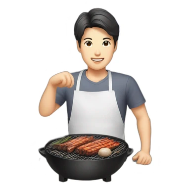 korean barbecue sticker