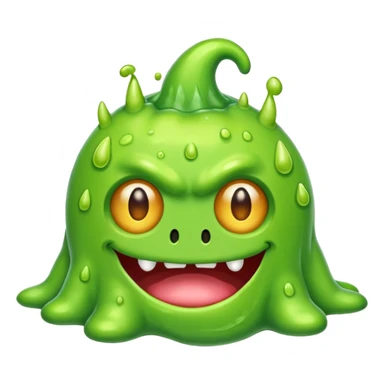 slime monster sticker