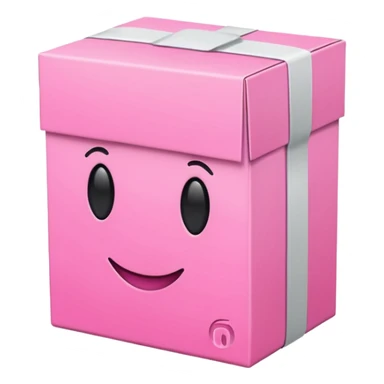 Pink packaging  sticker