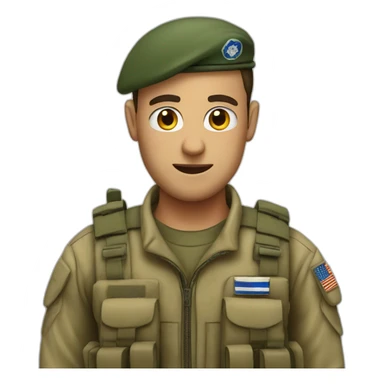 Storng israeli soldier sticker