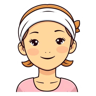 Clean girls skin care preppy aesthetic sticker