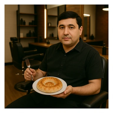 birinchidagi odamni yuziga 2 rasmdagi odamga uxshatib chizib bergin xuddu shunday non yen utirganini sticker