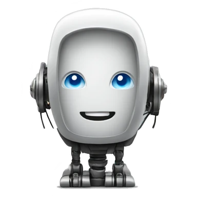 Conversation with robot sticker