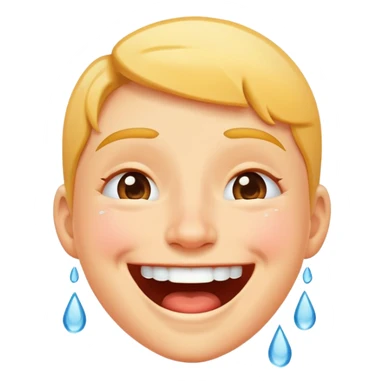 laughing face with tears of joy sticker