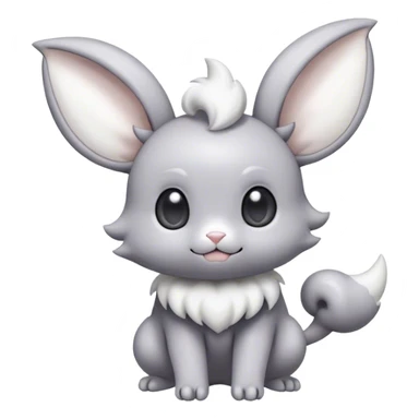 Minccino-Espurr-Cinccino-creature-hybrid sticker