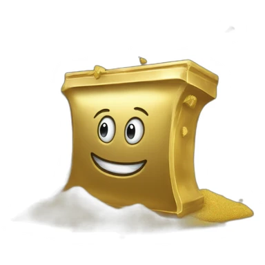 dust becoming gold bar sticker