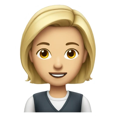 tv sportive girl reporter  sticker