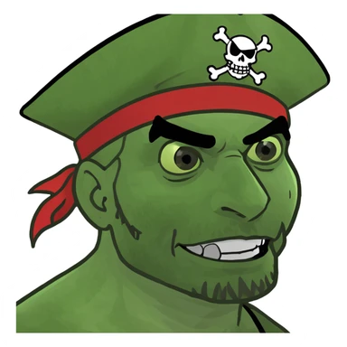 War pirates tractor drivers ship flotilla meme sticker